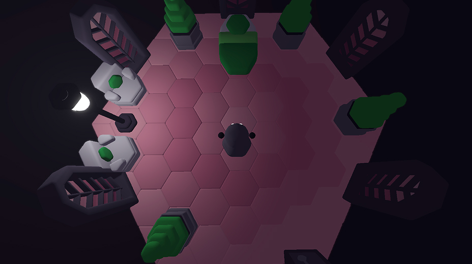 Found game screenshot of the player character inside of a home with chairs, plants, and a bed