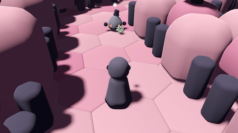 Found gameplay screenshot of a creature in a tophat