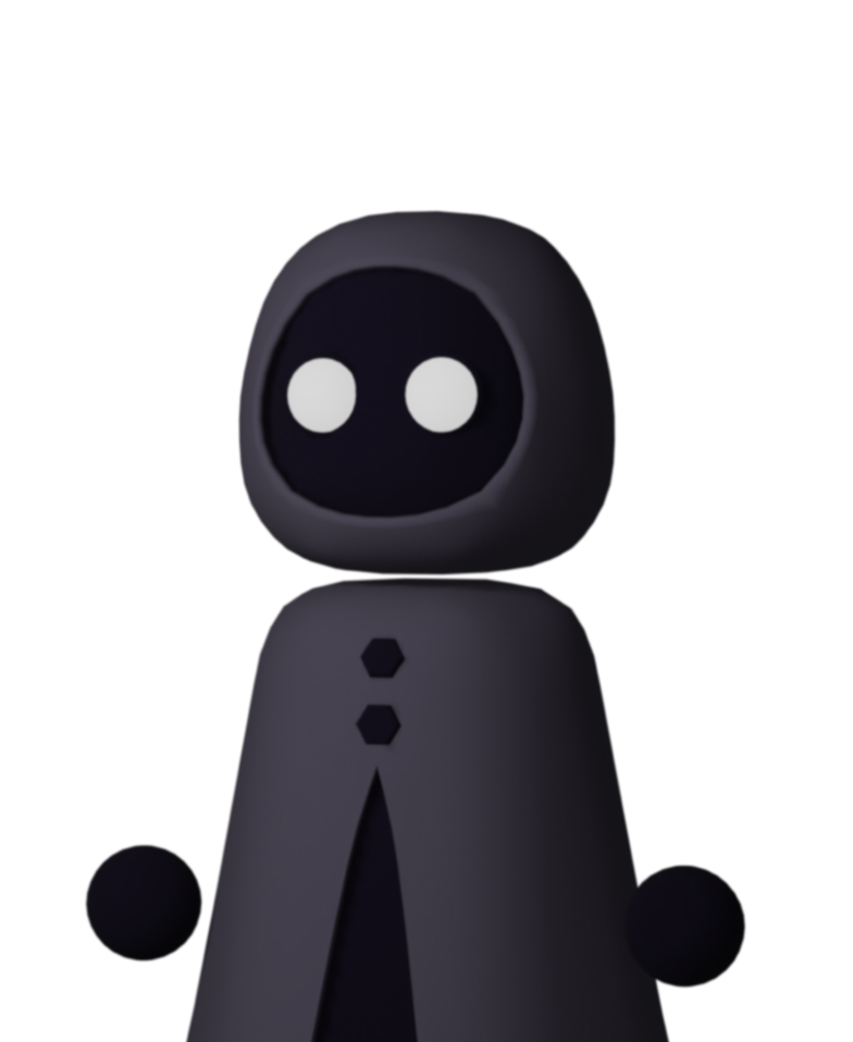 a game screenshot where the protagonist stands in front of a human statue holding a glowing sphere